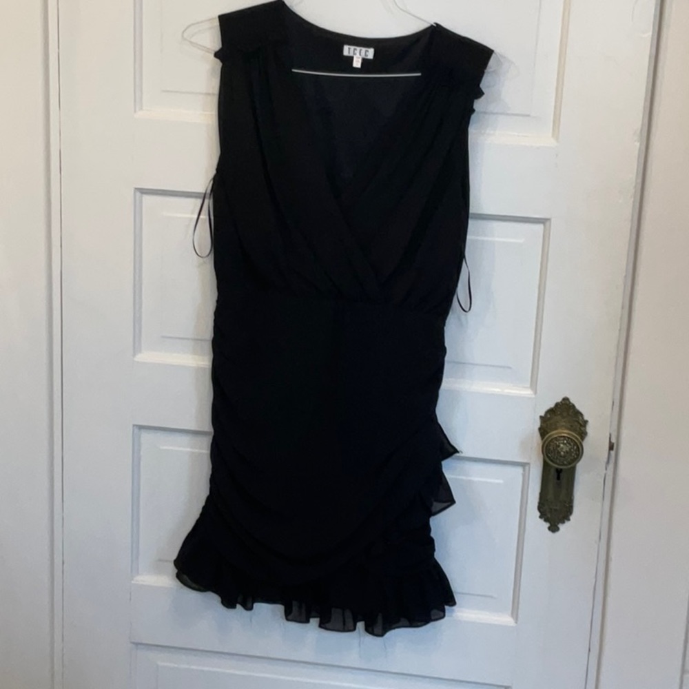 Black cocktail dress